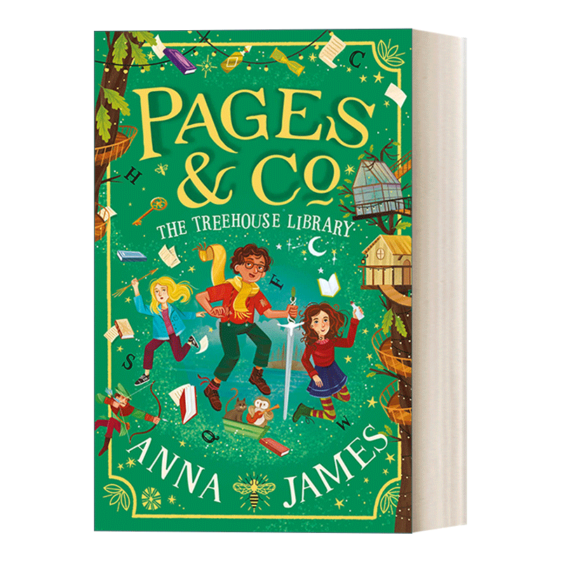 英文原版 Pages & Co. The Treehouse Library 穿梭童话集5 英文版 进口英语原版书籍 - 图0