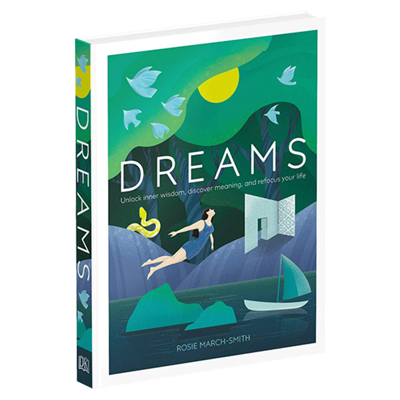 梦境解释图解指南 Dreams 精装 学习梦境技巧 探索成百上千的梦的含义 如何解码和解释你的梦英文原版 DK科普百科读物