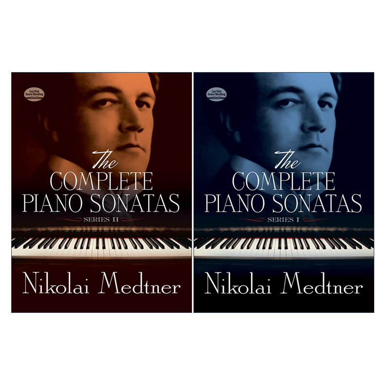 英文原版 The Complete Piano Sonatas  Series 尼古拉·梅特纳钢琴鸣奏曲全集2册 Nikolai Medtner 英文版 进口英语原版书籍 - 图0