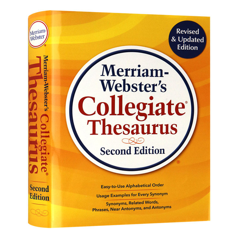 英文原版 Merriam-Webster's Collegiate Thesaurus Newest Edition 韦氏大学英语同义词词典 精装 英文版 进口原版英语书籍