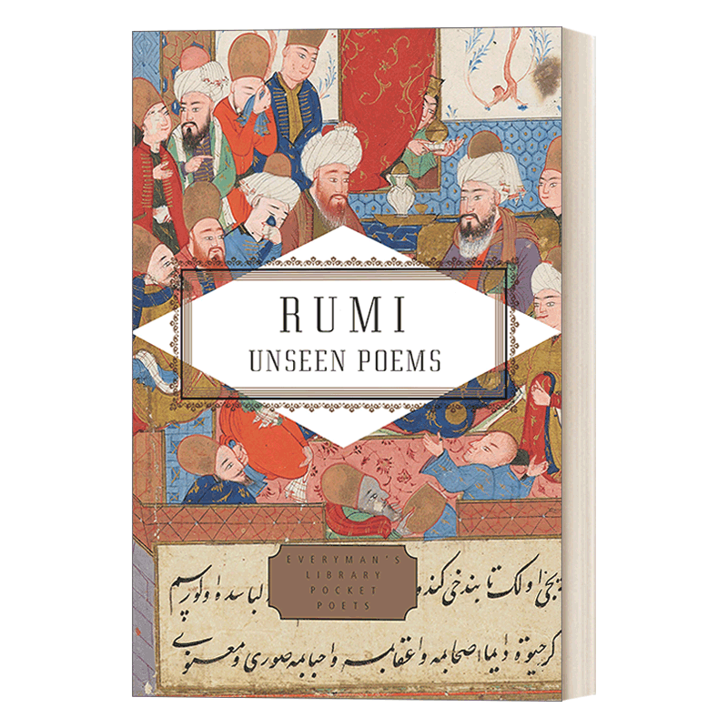 英文原版 Rumi Unseen Poems 鲁米诗歌选集 之前未经翻译过的诗歌精选集 人人图书馆精装收藏版 英文版 进口英语原版书籍