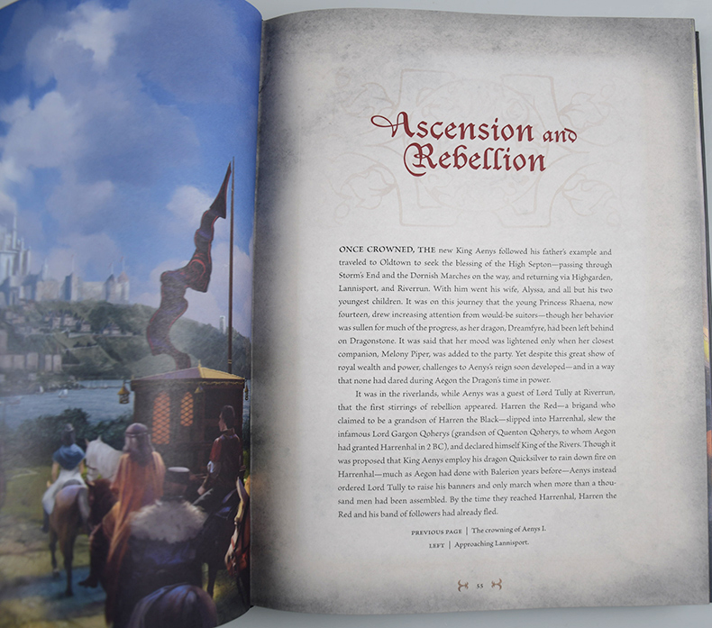 英文原版 The Rise of the Dragon  Volume One The Targaryen Dynasty 龙之家族 塔格利安家族图解历史 权力的游戏前传 英文版 - 图1