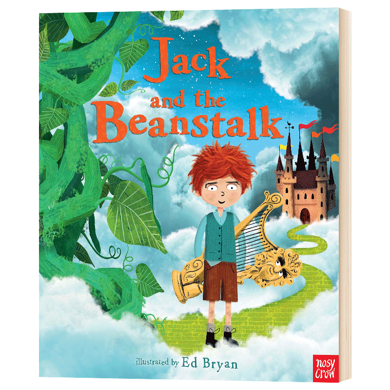 Jack and the Beanstalk A Nosy Crow Fairy Tale 童话故事 杰克与魔豆 英文原版 精装插图绘本 儿童英语课外阅读书籍英文版进口书 - 图0