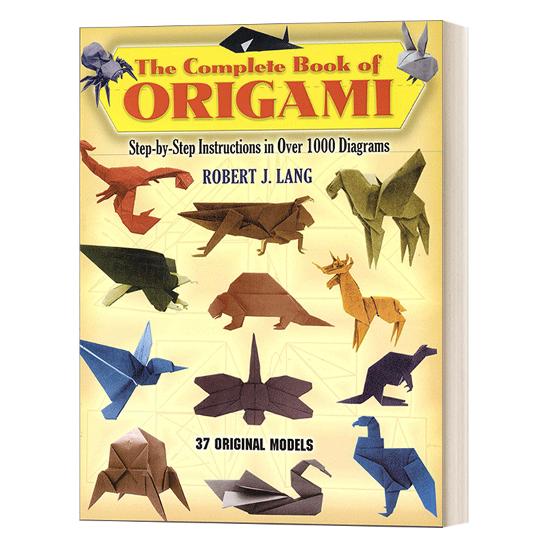 英文原版 The Complete Book of Origami折纸全集 1000多张图表分步说明英文版进口英语原版书籍-图0