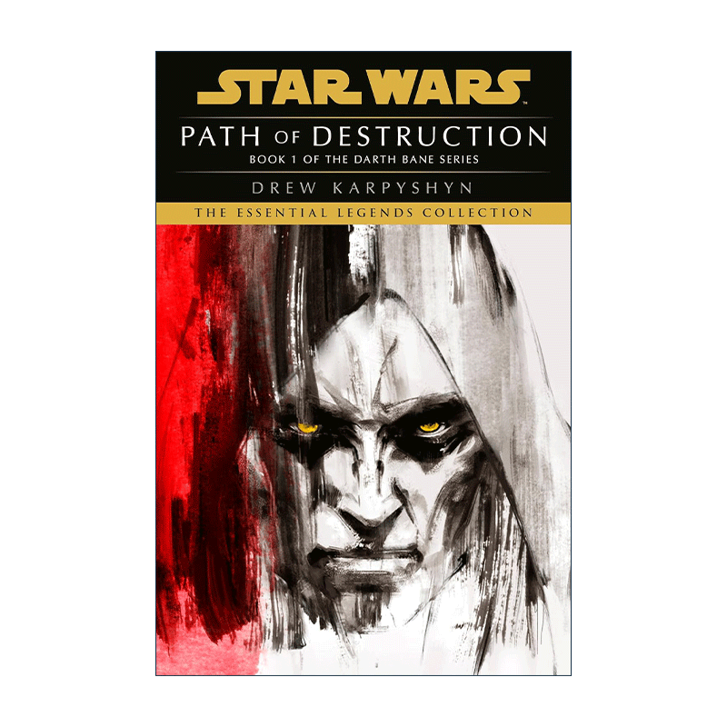 英文原版 Star Wars Legends Darth Bane Path of Destruction 星球大战传奇 达斯·贝恩三部曲1 毁灭之路英文版进口英语原版书籍