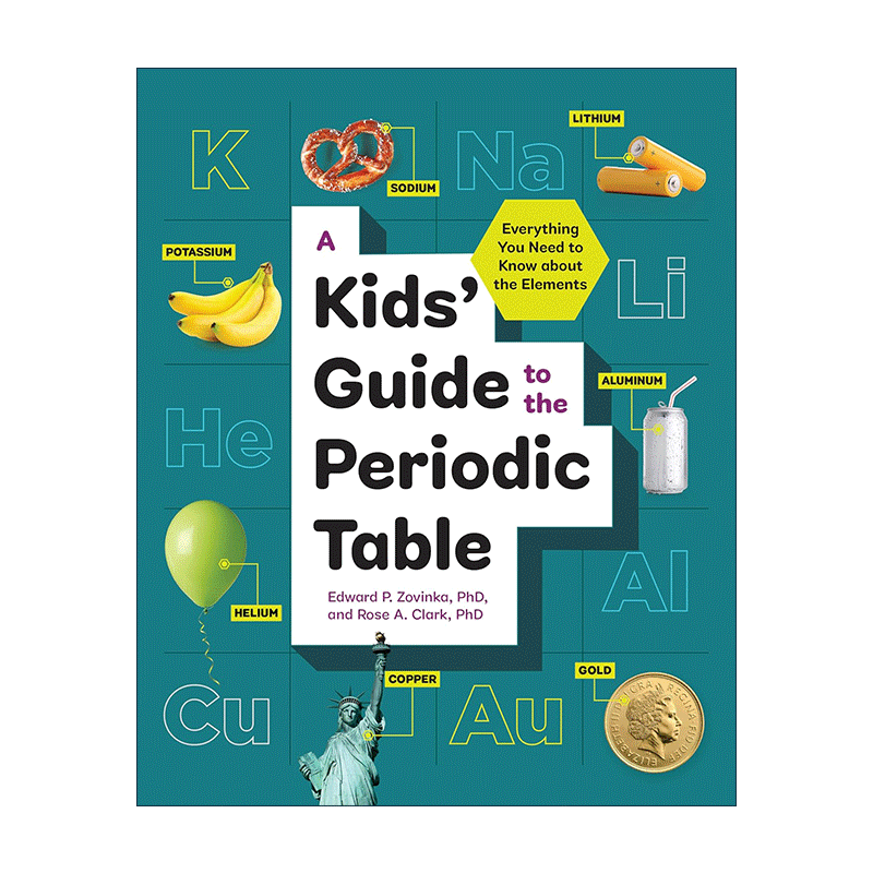 英文原版 A Kids' Guide to the Periodic Table 儿童元素周期表指南 化学知识科普百科 STEM教育 英文版 进口英语原版书籍 - 图0
