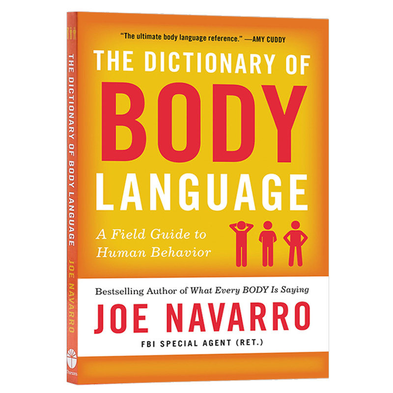 The Dictionary of Body Language 英文原版 身体语言词典 身体语言之书 Joe Navarro 前FBI特工乔 纳瓦罗新作 英文版进口英语书籍