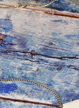 K21个性时尚水波款316钛钢项链hiphop潮酷欧美嘻哈卫衣链子