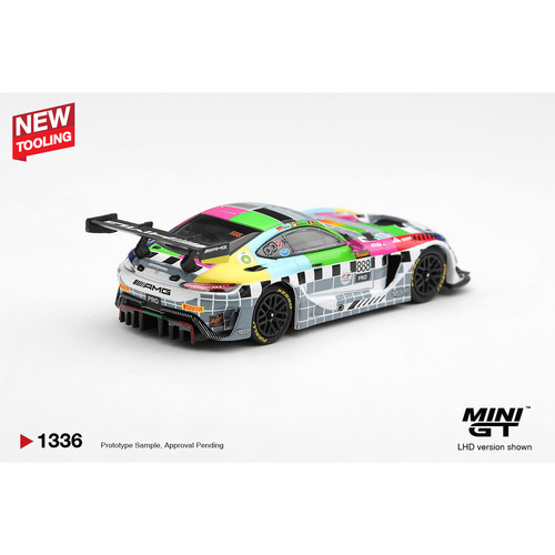 【SSD】MINIGT1:64#1336 奔驰AMG GT3 EVO 电视涂装赛车 合金车模 - 图3