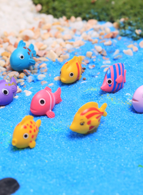 苔藓多肉微景观DIY材料 花盆栽装饰迷你摆件 海星鱼