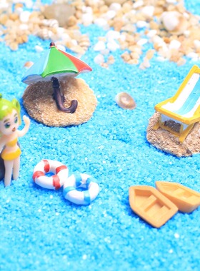 菁娇 苔藓微景观生态瓶diy仿真配件 太阳椅素材 太阳伞装饰摆件