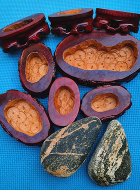 保真纯天然泰山原石补角石敢当