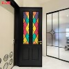 French retro double-open bedroom and living room with American double doors