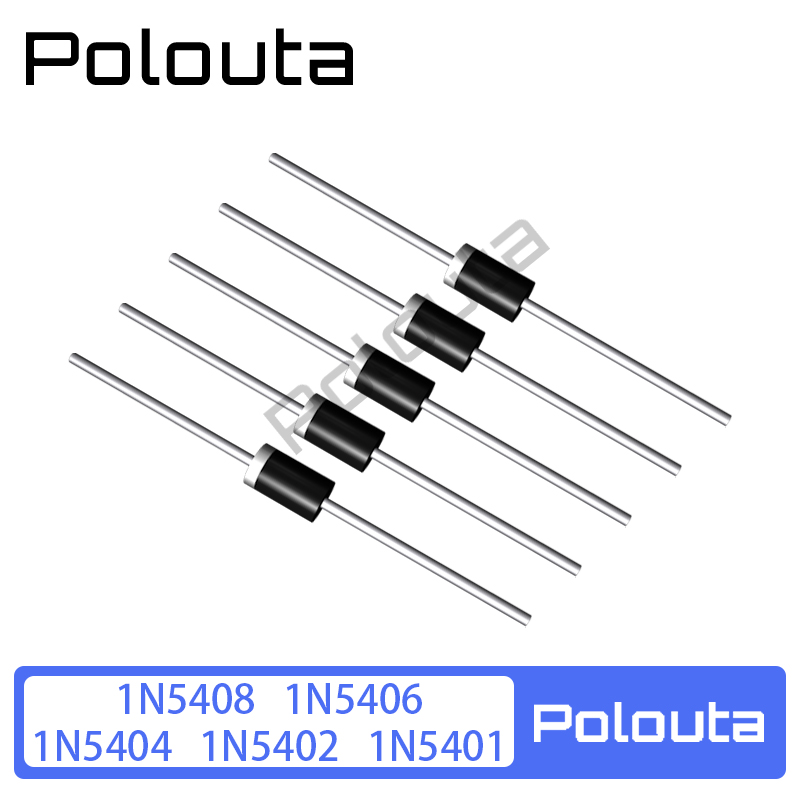 1N5408 1N5406 1N5404 1N5402 1N5401 IN5408 DO-27 整流二极管 - 图1