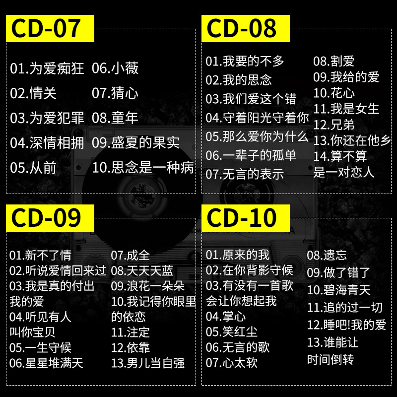 滚石30周年经典老歌怀旧歌曲汽车载CD光盘无损黑胶CD碟片正版唱片 - 图2