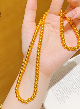 金包银新中式国风设计感复古精致蝴蝶流苏项链可拆卸