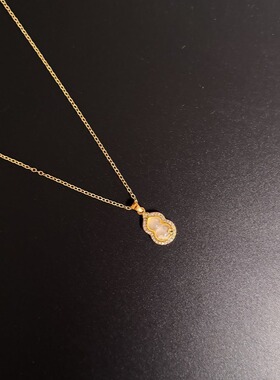 金色太阳花项链轻奢高级感欧美风吊坠复古气质时尚锁骨链颈链配饰