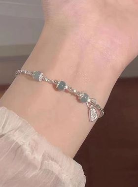 超级有钱花手链女手工编织手绳简约百搭小财迷手串轻奢小众设计感