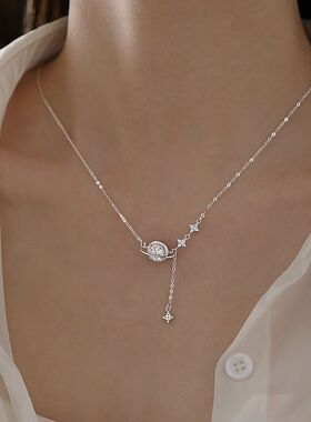 新款轻奢小众设计星球流星吊坠