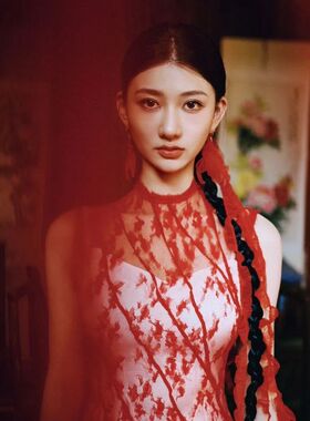 中式好运红色复古锦鲤喜庆夸张耳钉耳环时尚2026新年高级耳夹耳饰