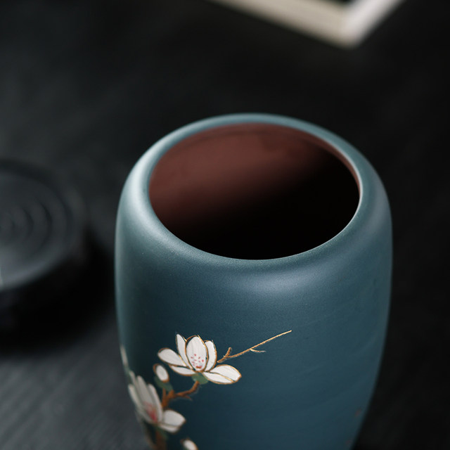 Yixing purple sand flower pot orchid special flower pot with tray