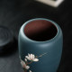 Yixing purple sand flower pot orchid special flower pot with tray