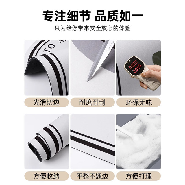 Cartoon cute food placemats, water-absorbent, anti-slip, anti-scalding and high temperature resistant, kitchen countertop drain mats, high-end tableware and table mats