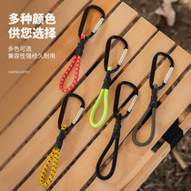 Tent Elastic Hanging Rope Pull Rope Hook elastic buckle Outdoor camping Equipment Sky Curtain windproof fixed tying accessories