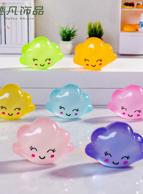 可爱卡通立体星星月亮摆件