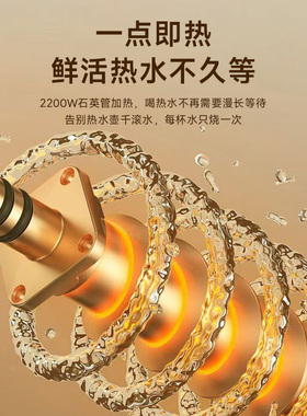 博乐宝家用挂壁式管线机即热饮水
