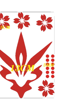 花火胸口图案纹身贴贴纸