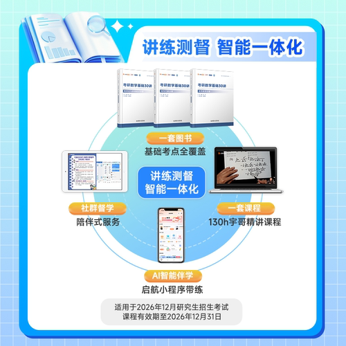 张宇2027考研数学基础30讲题源1000题一千题强化36讲8+4套卷高数线代概率论数学一二三全家桶书课一体网课视频张宇2027 - 图1