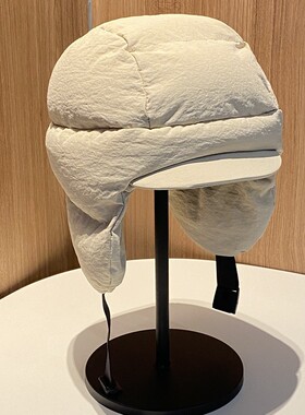 骑行防寒防风护耳羽绒雷锋帽秋冬季男女同款飞行帽轻盈保暖风雪帽