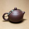 Special anti-fall rope for natural Hetian jade teapot