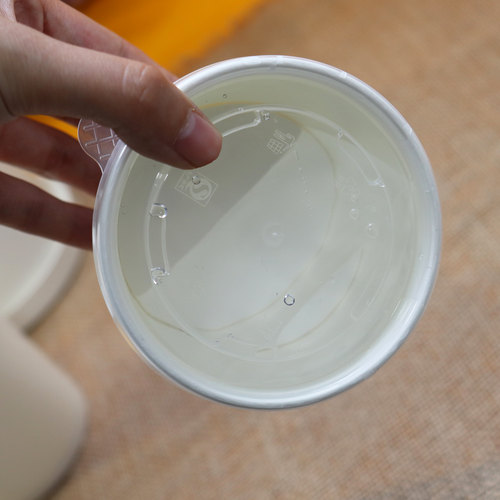 一次性白色牛皮纸碗粥桶带盖外卖打包盒餐盒汤桶汤碗加厚--双淋膜 - 图3