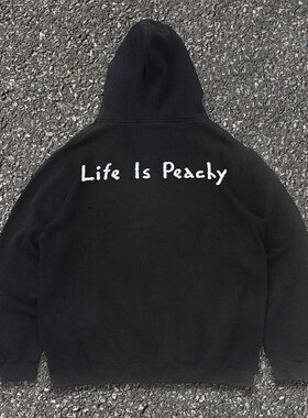 海外订单尾货~剪标撤回外贸春秋薄款潮牌连帽卫衣男女长袖外套ins
