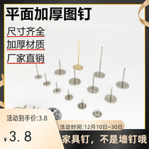 Decorative Drawing Pin Flat Blister Nail Colored Round Head Nail Lengthened Press Nail Sofa Nail Door Curtain Large Head Nail Moxibustion Flat Head Nail