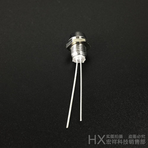 金属指示灯6mm信号灯LED电源灯车载3V/5V/12V/24V/220V红蓝绿白黄 - 图3
