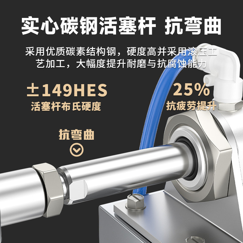 MAC气缓冲迷你气缸20 25 32 40 50 63X25X75X125X200~500SCA带磁,淘宝优惠券,粉丝福利购,淘宝优惠卷