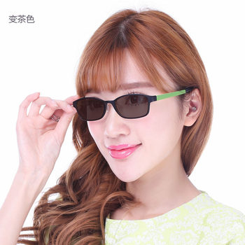 Ultra-light full frame TR90 glass frame tungsten carbon plastic steel frame can be installed with photochromic mirror sunglasses flat mirror myopia small style