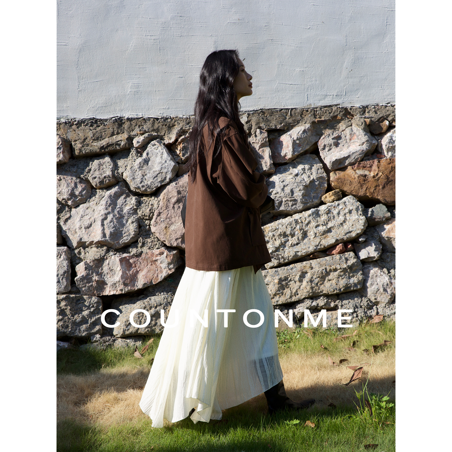 COUNTONME 重工质感/复古廓形工装外套 25巴恩风拼皮翻领夹克,淘宝优惠券,粉丝福利购,淘宝优惠卷