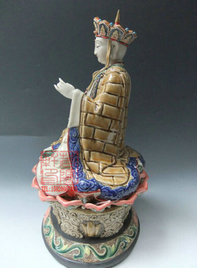 陶瓷石湾公仔地藏王菩萨工艺品
