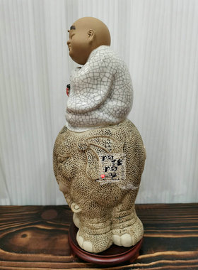 桌面陶瓷石湾公仔工艺品新中式