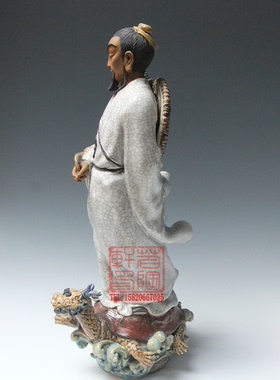 陶瓷石湾公仔纯阳吕祖工艺品