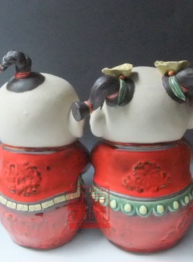 陶瓷石湾公仔福娃工艺品