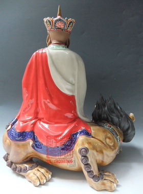 陶瓷石湾公仔地藏王唐僧工艺品
