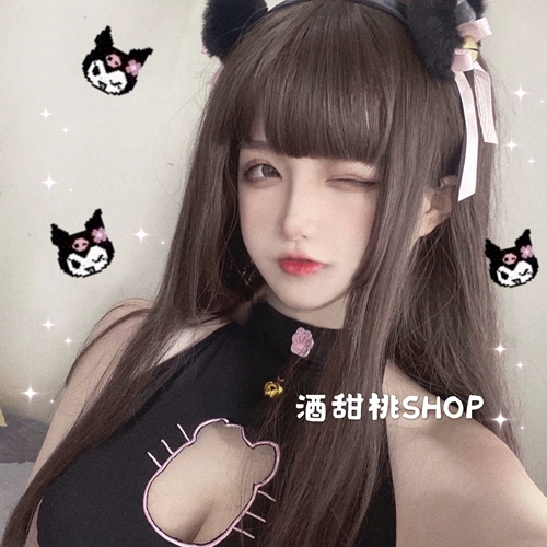 Jiu Sweet Peach Shop японский кот кошачий хвост кроличьи девочка Lang's Fun Prive Girl Photo Photo Undwear