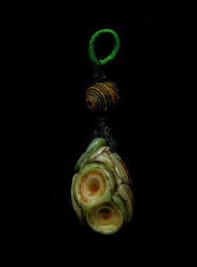 阿拉善玛瑙戈壁地表眼睛石原石饰品手工DIY编织钥匙链包挂手机链