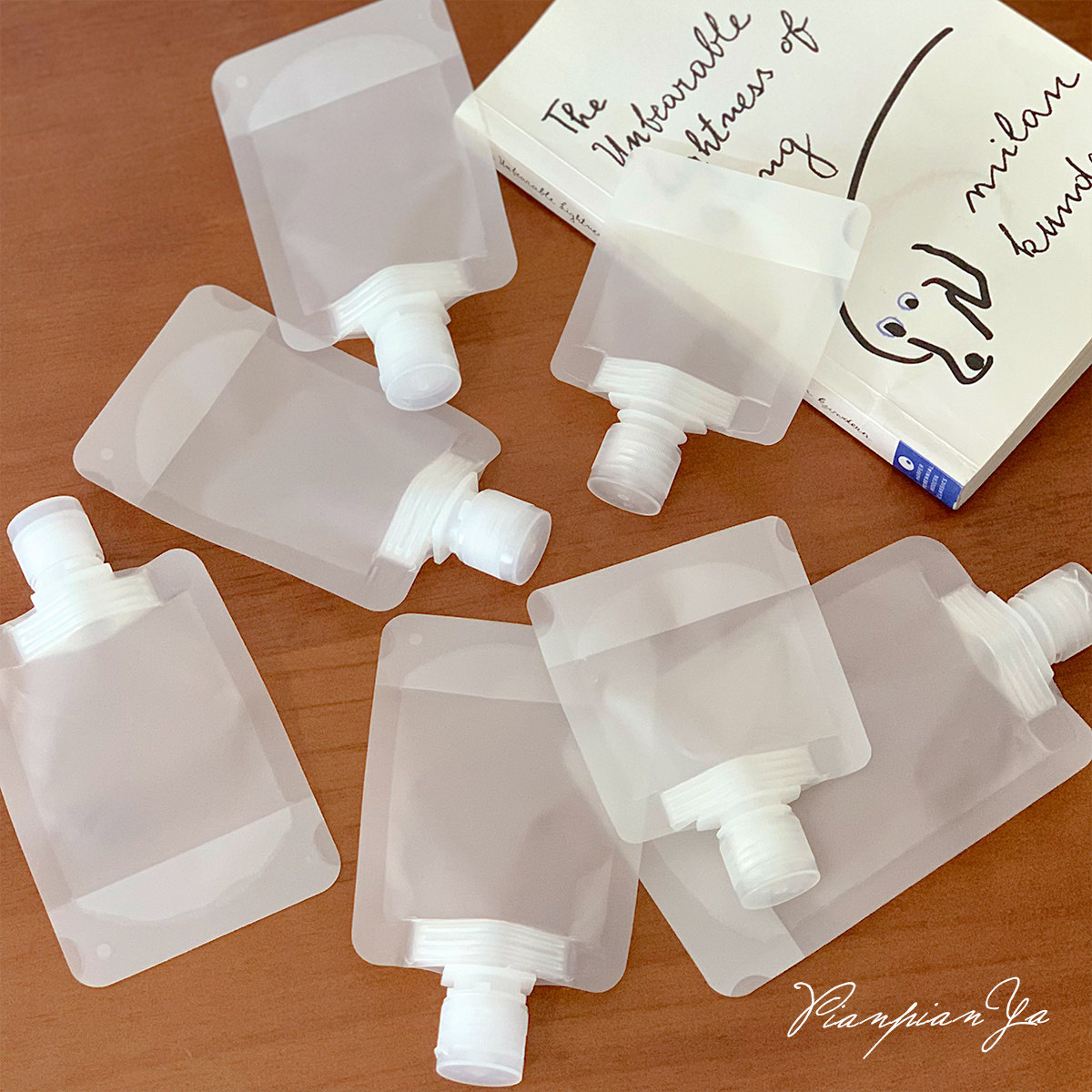 旅行分装袋化妆品乳液洗发水沐浴露便携小样分装瓶可折叠挤压,淘宝优惠券,粉丝福利购,淘宝优惠卷