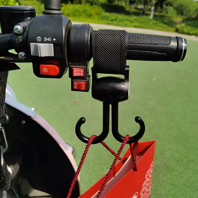 Electric vehicle hook locks with universal front hole-free